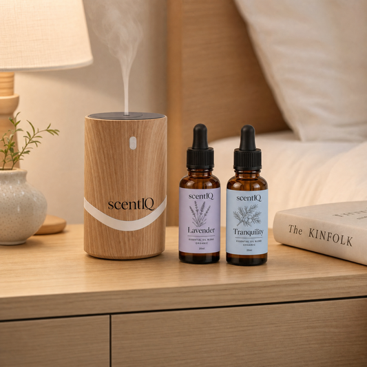 scentIQ Waterless Diffuser | Wood Grain