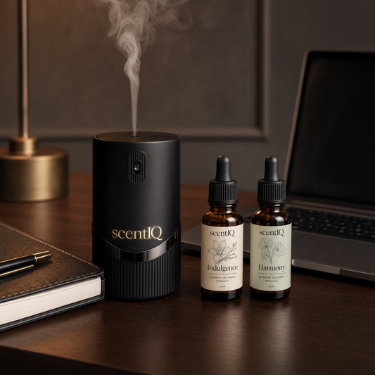scentIQ Waterless Diffuser | Black