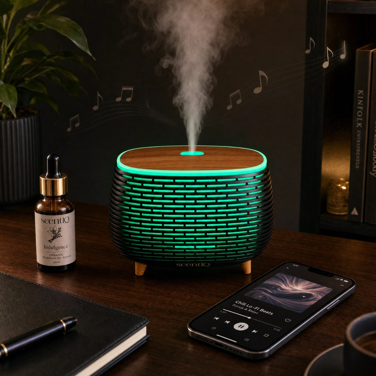 Smart Speaker Diffuser | Black