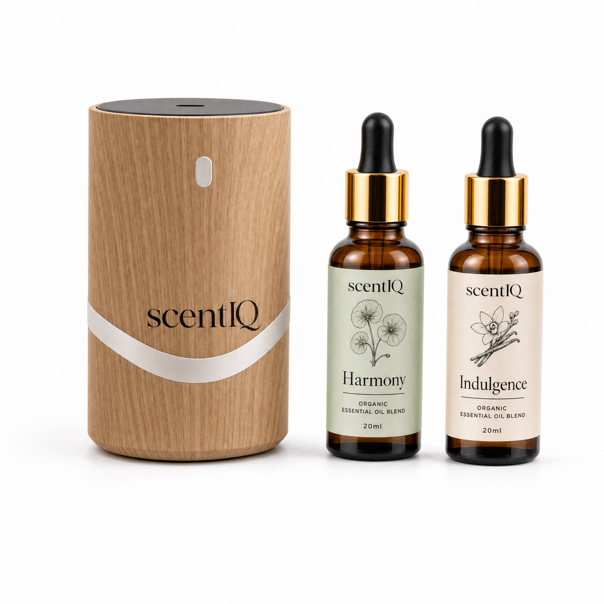 scentIQ Waterless Diffuser | Wood Grain