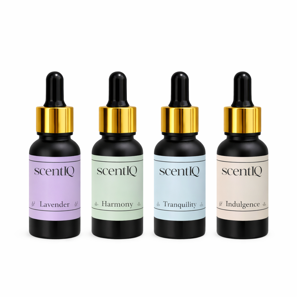 Lavender, Harmoney, Tranquility, Indulgence Essential Oils Complete set of 4. 