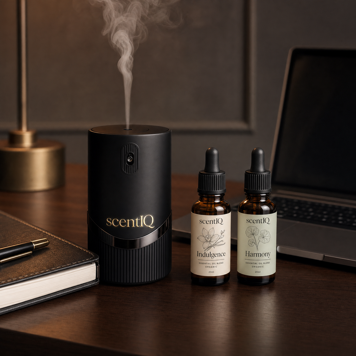 scentIQ Waterless Diffuser | Black
