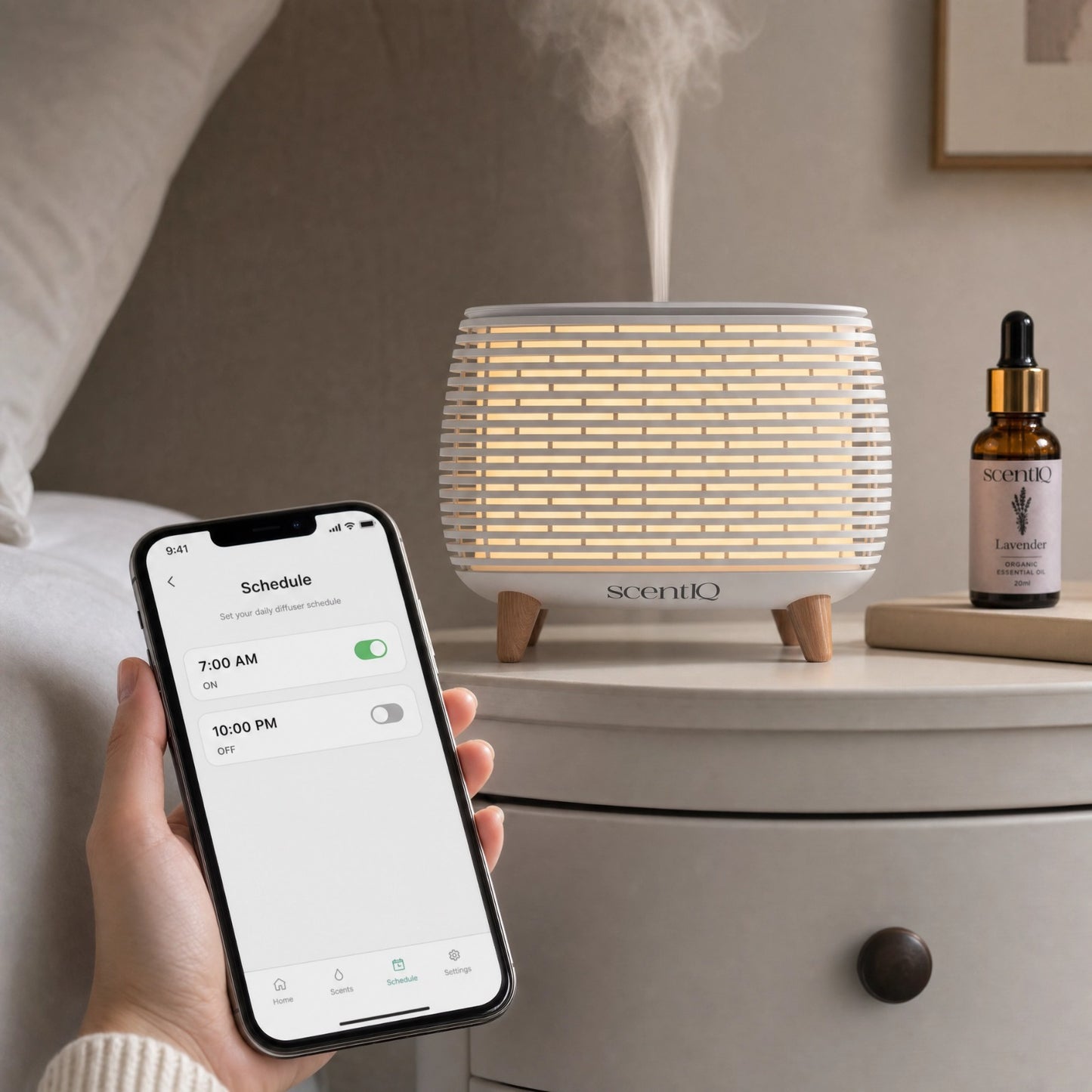 Smart Speaker Diffuser | White